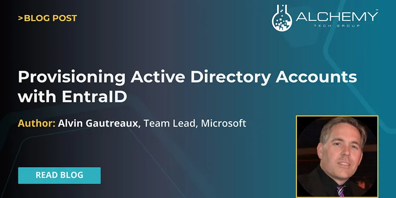 Provisioning Active Directory Accounts with EntraID