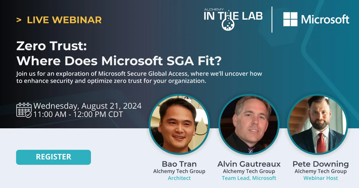 Zero Trust: Where Does Microsoft SGA Fit?