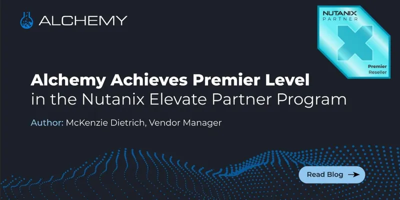 Alchemy Achieves Premier Level in the Nutanix Elevate Partner Program