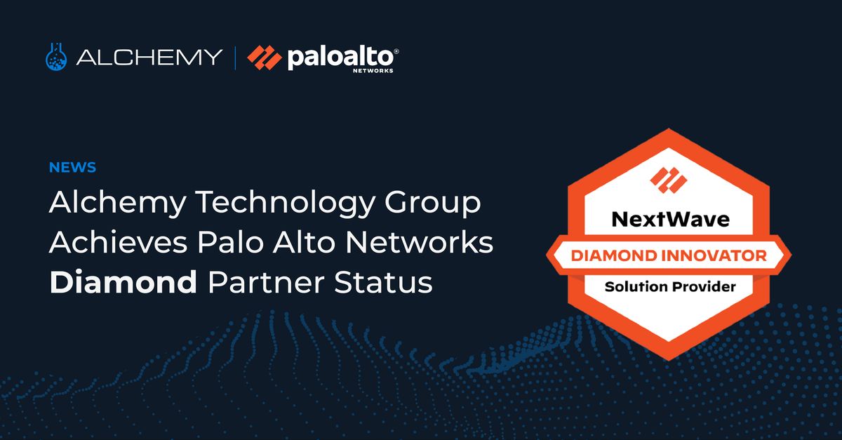 Alchemy Technology Group Achieves Palo Alto Networks Diamond Partner Status