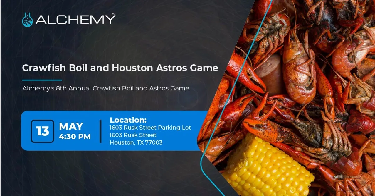 Alchemy’s Crawfish Boil and Houston Astros Game