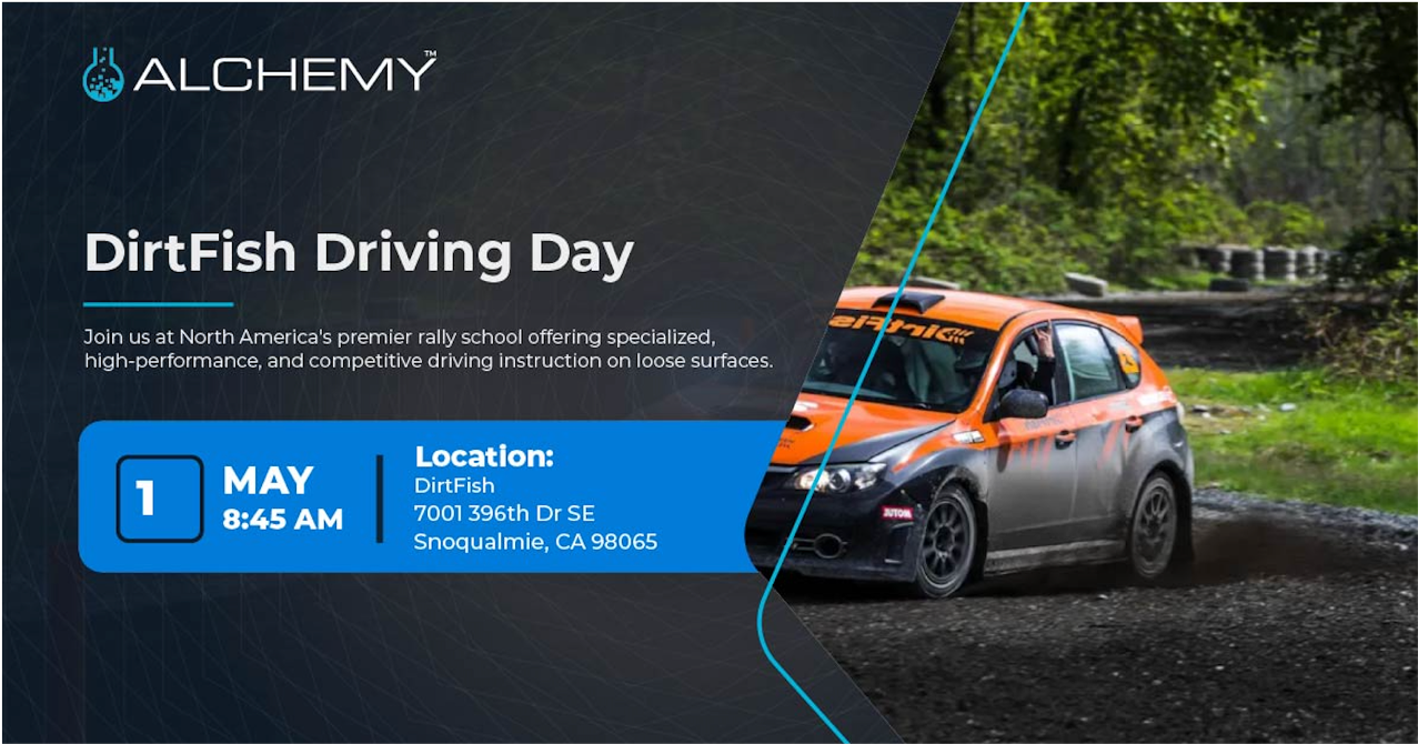 Alchemy’s DirtFish Driving Day | Alchemy Tech Group