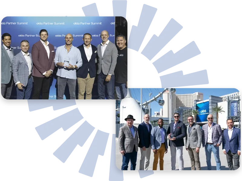 Alchemy leadership receives 5th Okta Partner of the Year Award at Oktane.
