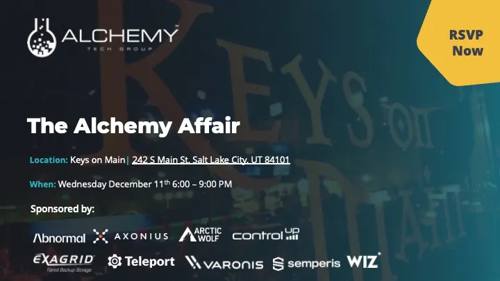 Salt Lake City Alchemy Affair
