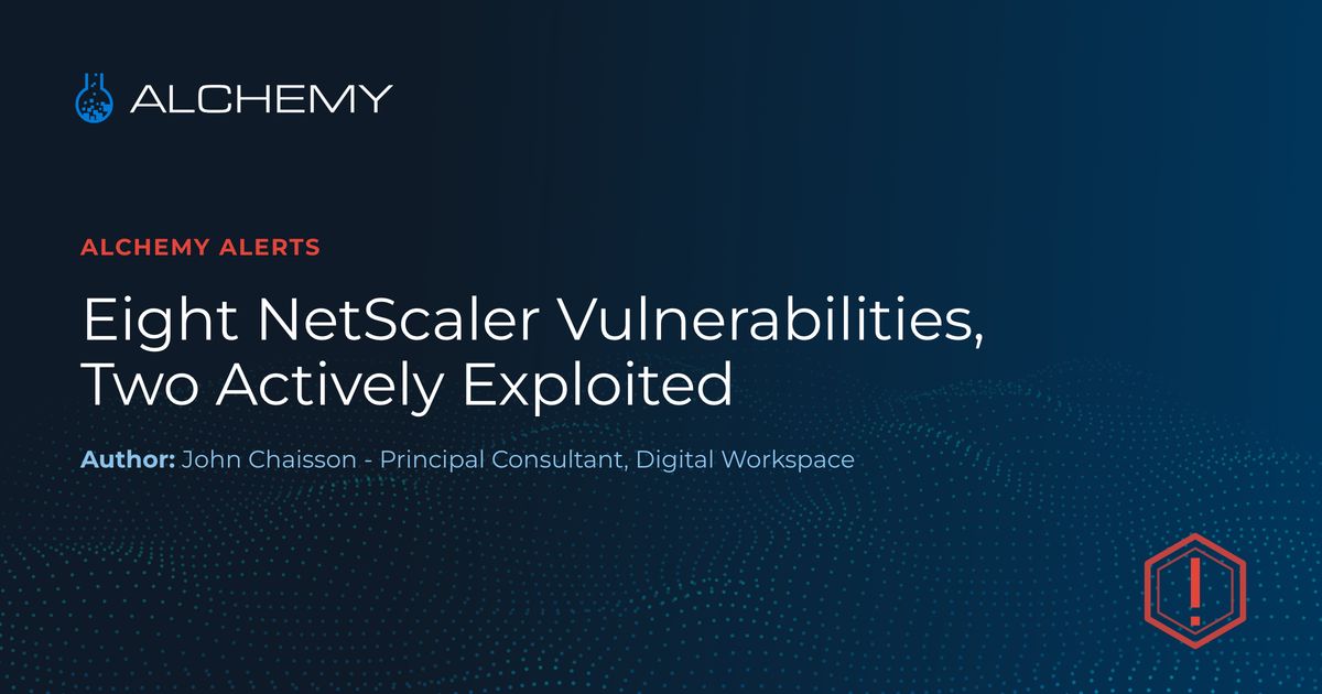 Eight New NetScaler Vulnerabilities, Two Under Active Exploitation, Demand Immediate Action