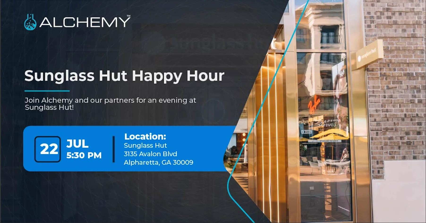 Alchemy’s Sunglass Hut Happy Hour